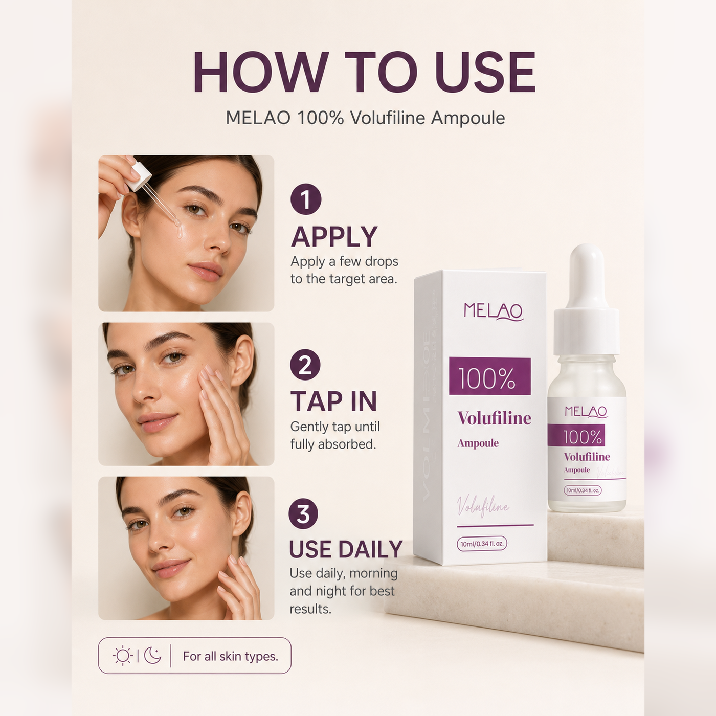 How to use VOLEA Volufiline Ampoule